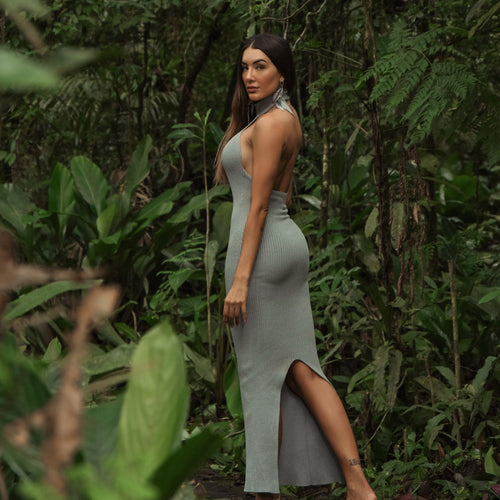 Vestido Cipó - Prata
