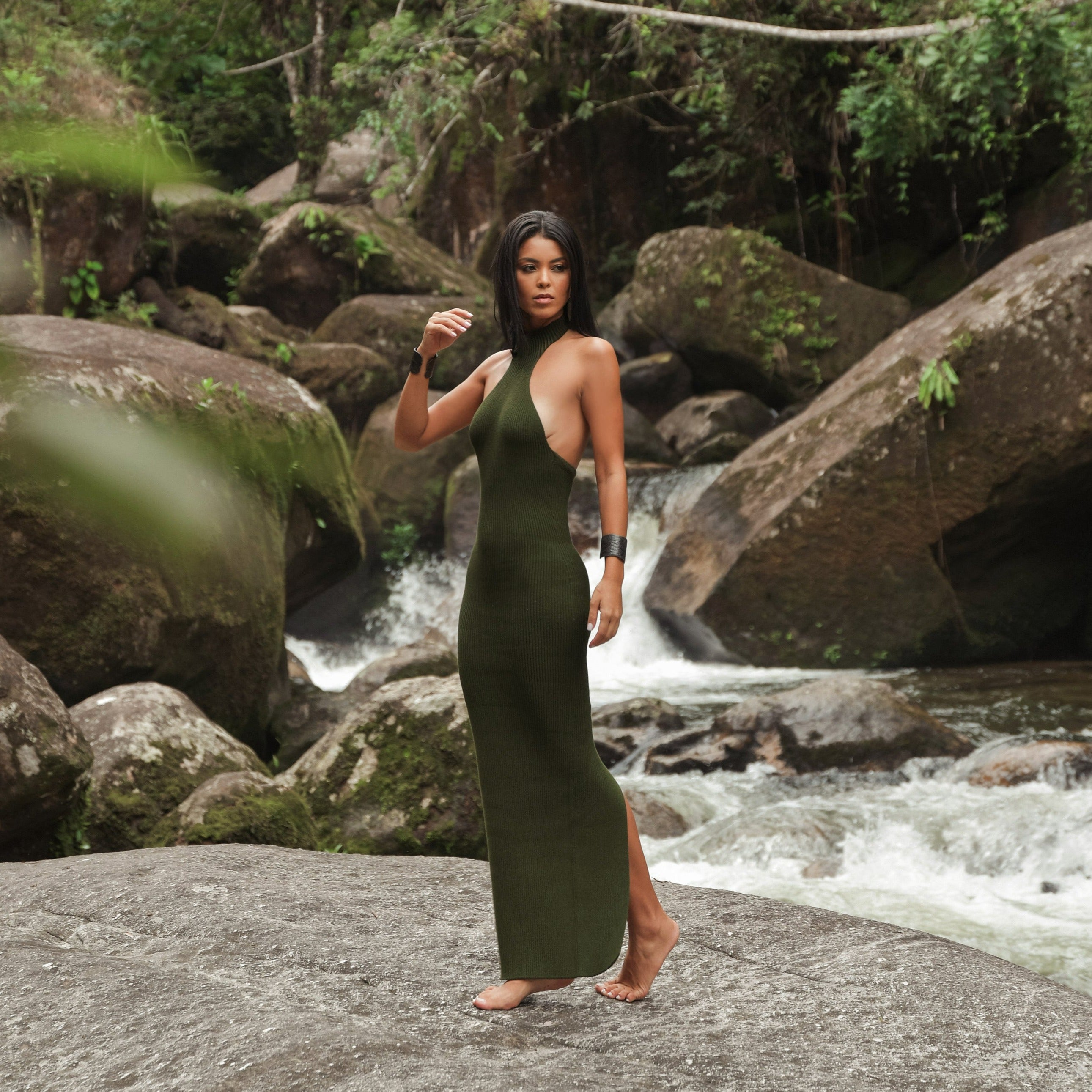 Vestido Cipó - Musgo
